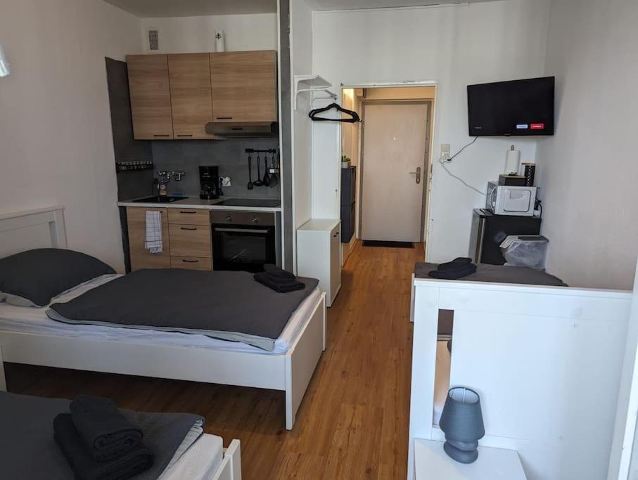 Zentrales Studio-Apartment In Linz, Arbeiter-Hit ภายนอก รูปภาพ